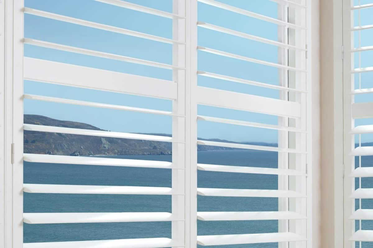 Interior shutters from Hunter Douglas, Palm Beach™ Polysatin™ Vinyl Shutters near Bellevue, Washington (WA)