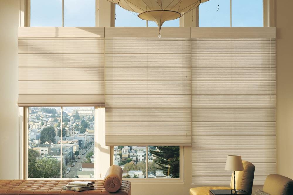 Hunter Douglas Alustra® Woven Textures® Roman Shades near Bellevue, Washington (WA)